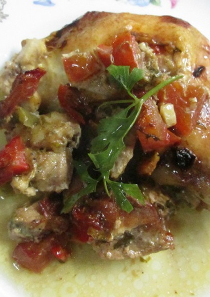 Una foto de Pollo asado con sabor tex mex