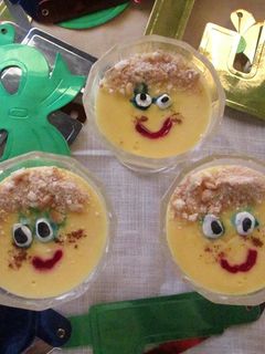 Una foto de Natilla caritas felices