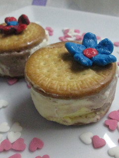 Una foto de Sandwich helado con galletas María