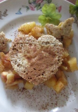 Foto principal de Bizcocho puzzle con manzanas 