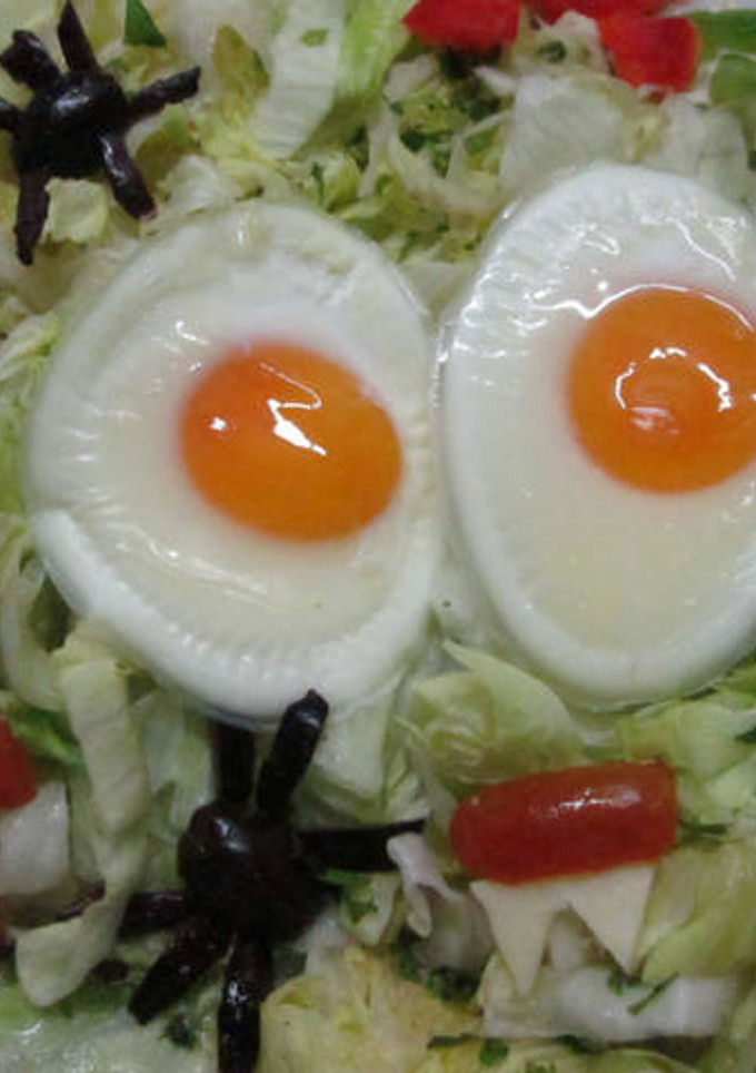 Una foto de Ensalada Halloween
