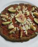 Pizzetas diet: base de atún con higos