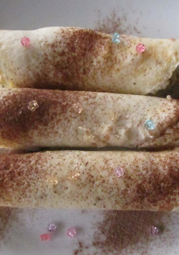 Una foto de Panqueques con dulce de leche dietéticos
