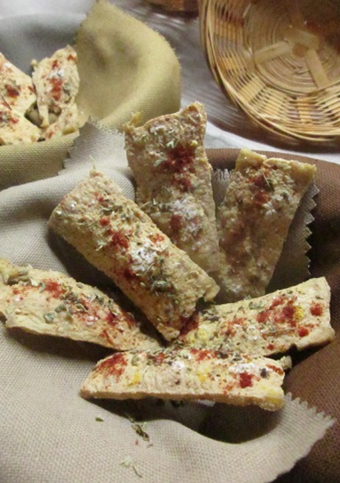 Una foto de Chips crocantes de tofu