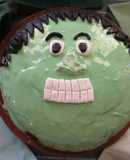 Pastel el increíble Hulk