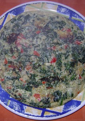 Una foto de Tortilla de espinaca