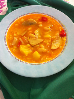 Una foto de Arroz y habichuelas