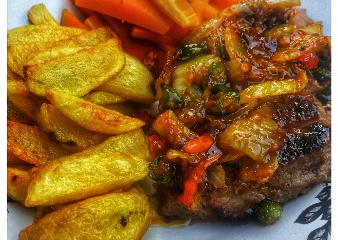 Steak sapi simple