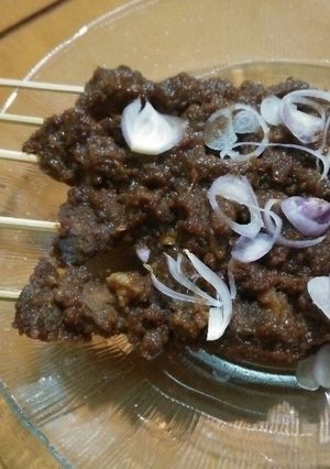 Foto resep Sate daging sapi dikomo
