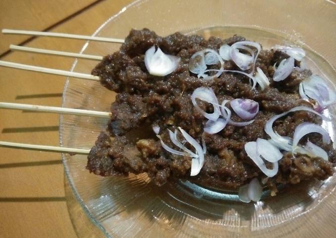 Resep Sate daging sapi dikomo Anti Gagal