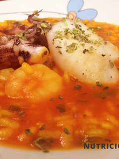 Una foto de Arroz caldoso con chipirones