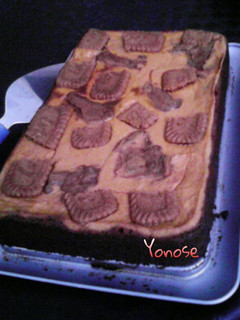 Una foto de Brownie con calabaza