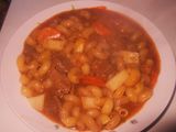Guiso con trocitos de bola de lomo