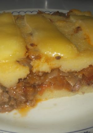 Una foto de Pastel de polenta