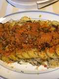 Gratin de pommes de terre façon gâteau aux oignons et mimolette vieille