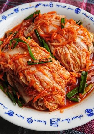 Hình của món Kim chi (cách làm đơn giản).