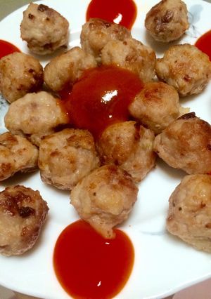 Hình của món Thịt viên chiên.
