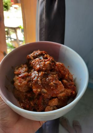 Foto resep Ayam bumbu merah