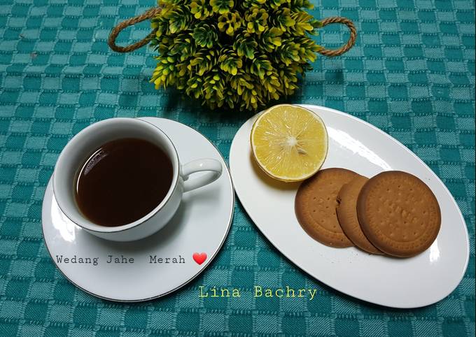 Resep Wedang Jahe Merah oleh Lina Bachry - Cookpad