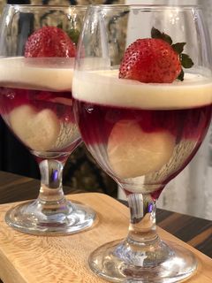 عکسی از دستور دسر پاناکوتای وانیلی و ژله