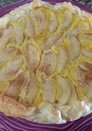 Foto de Tarte de iogurte e maçã