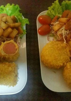 Hình của món Xúc xích chiên xù.