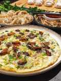 Or Luak omelette alle ostriche - Cong You Bing pancake cinese - Gyoza o Yaozy