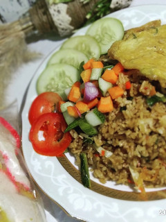 Foto resep Nasi goreng Bakso + Sosis Pedas