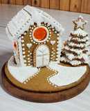 ⛄🎄Casita de galletas de jengibre 🏘️ Receta + decoración y armado paso a paso