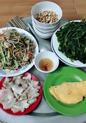 Hình của món CĐ: Cơm gia đình.
