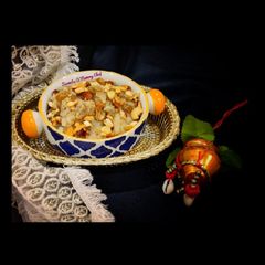 A picture of Sooji halwa.