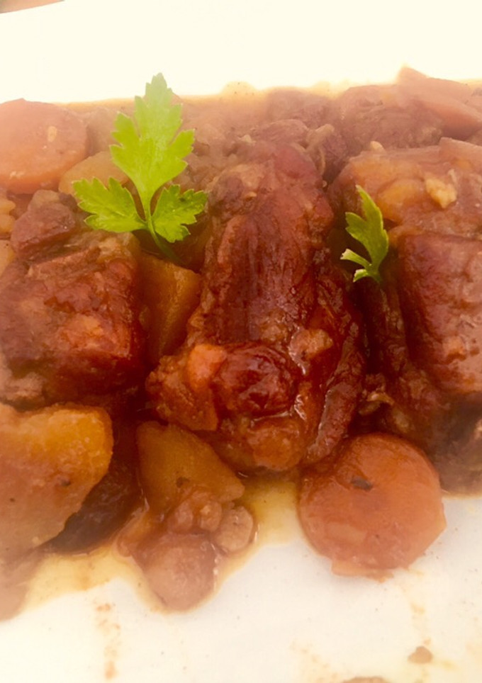 Una foto de Costillas estilo mozárabe