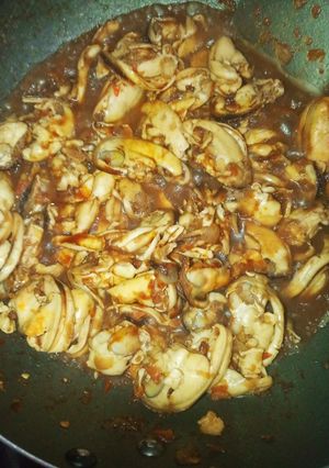 Foto resep Oseng kerang pedas manis