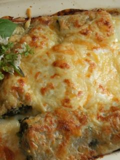 Una foto de Paccheri rellenos