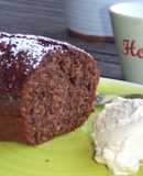 Rosca de cacao con nata al café