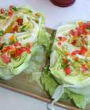 Nidos de lechuga rellenos