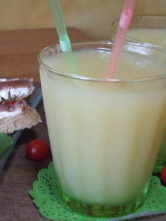 Una foto de Cóctel de melón con vodka