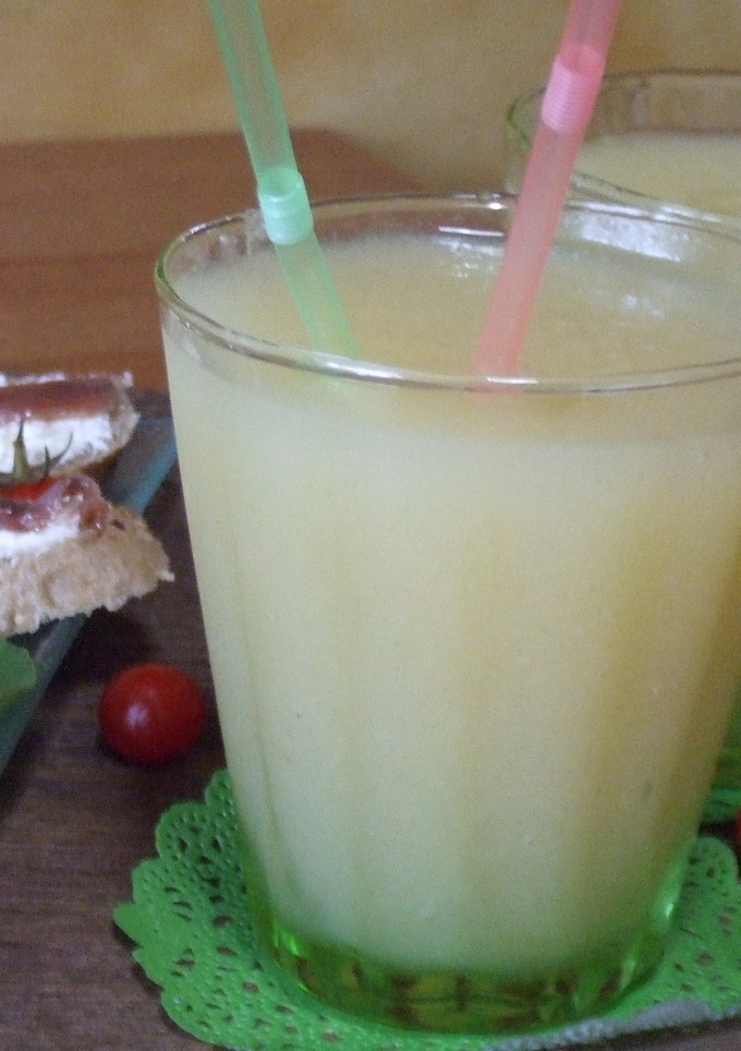 Una foto de Cóctel de melón con vodka