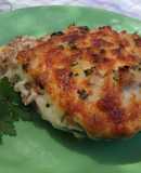 Berenjenas rellenas con sobras