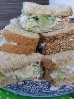 Una foto de Sándwiches de cangrejo