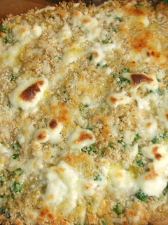 Una foto de Pastel de quinoa horneado con variedad de quesos