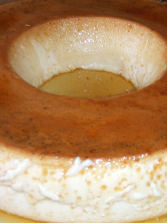 Una foto de Flan clásico al coñac