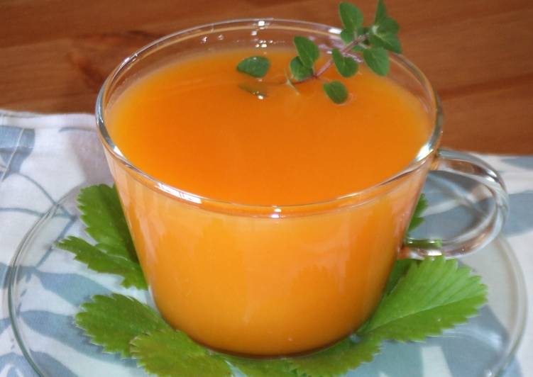Gazpacho de calabaza a la naranja