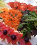 Ensalada colorida para verano