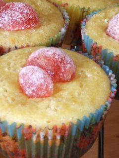 Una foto de Muffins de queso con naranja