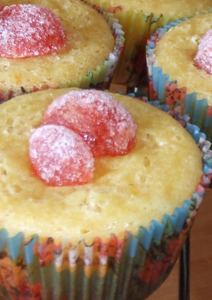 Una foto de Muffins de queso con naranja