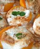 Postre rápido de melocotones