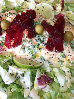 Una foto de Ensalada de ave
