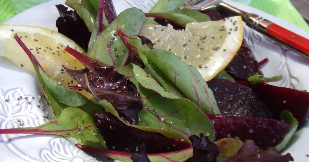 Ensalada roja con semillas de chía Receta de Cuqui Bastida- Cookpad
