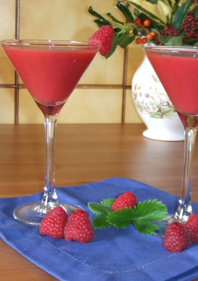 Una foto de Daiquiri de frambuesas